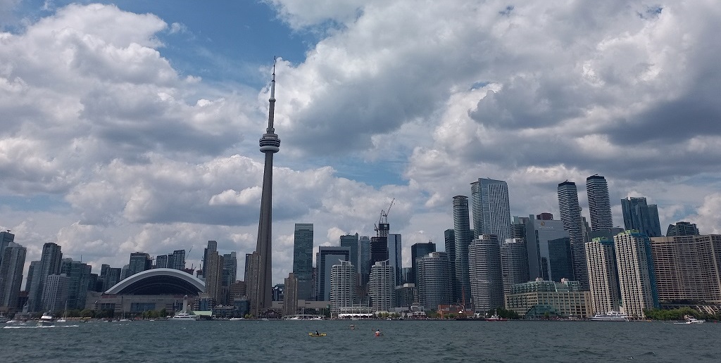 vista sullo skyline di Toronto