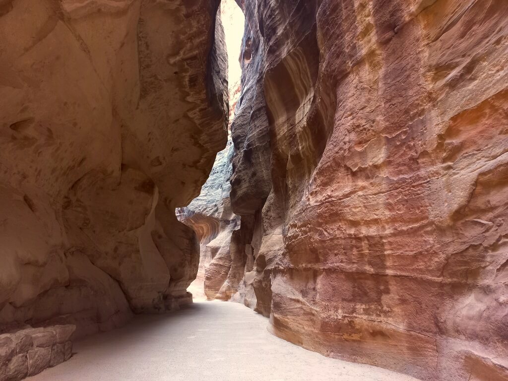 Il Siq all'interno di Petra