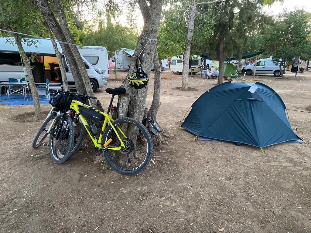 tenda per un viaggio in bikepacking