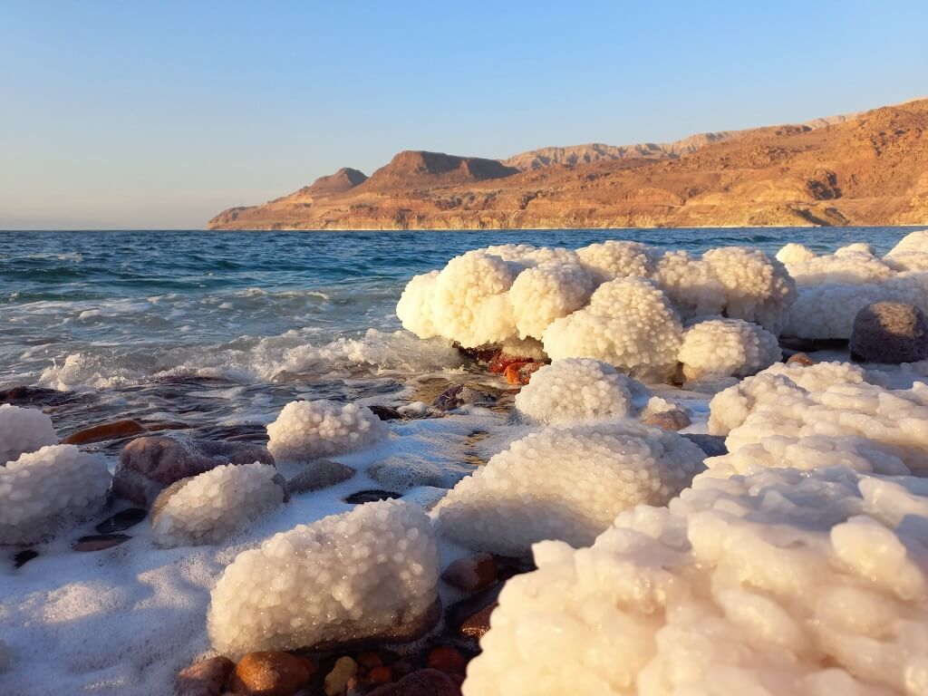 Posto unico dove fare il bagno nel Mar Morto in Giordania