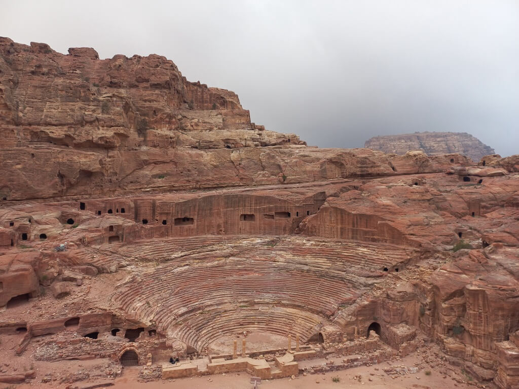 Il teatro nel sito archeologico di Petra