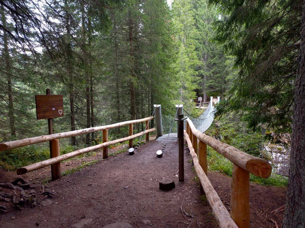 trekking per bambini paneveggio sentiero marcio